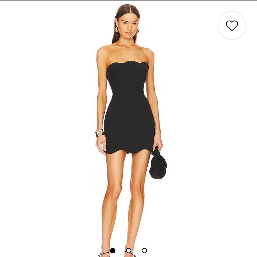Natalie Rolt Daisy Mini Dress in black